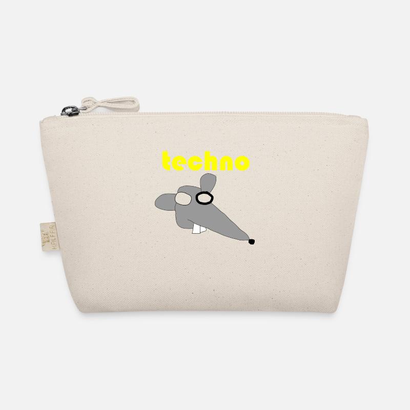 techno maus 3 - Bio-Täschchen - Natur