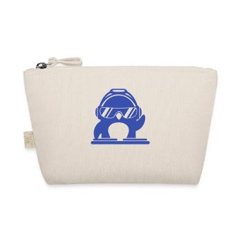 Funny Cool DJ Penguin Mixer Party Music - Organic Pouch - nature - Front