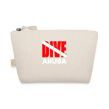 Aruba Dive - Diver Down Flag Scuba Diving Tauchen - Organic Pouch - nature - Front