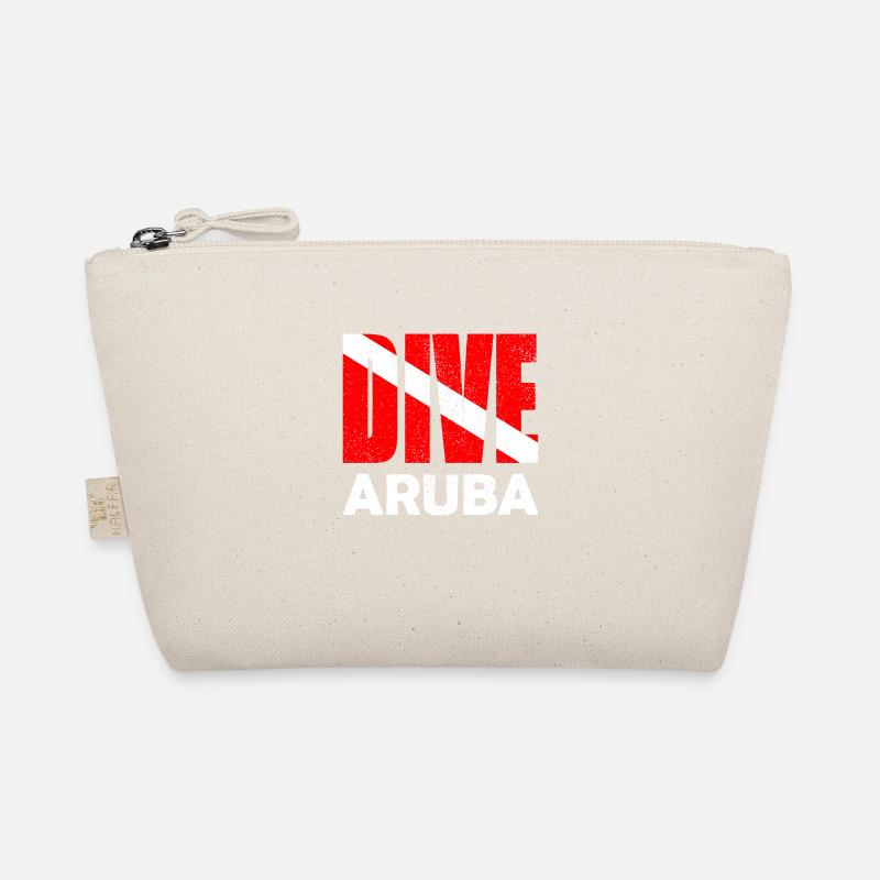 Aruba Dive - Plongeur Down Flag Plongée sous-marine Tauchen Trousse biologique
