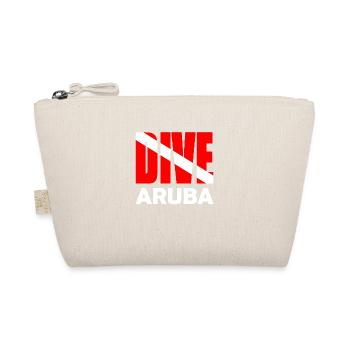 Aruba Dive - Diver Down Flag Scuba Diving Tauchen - Organic Pouch - nature - Front