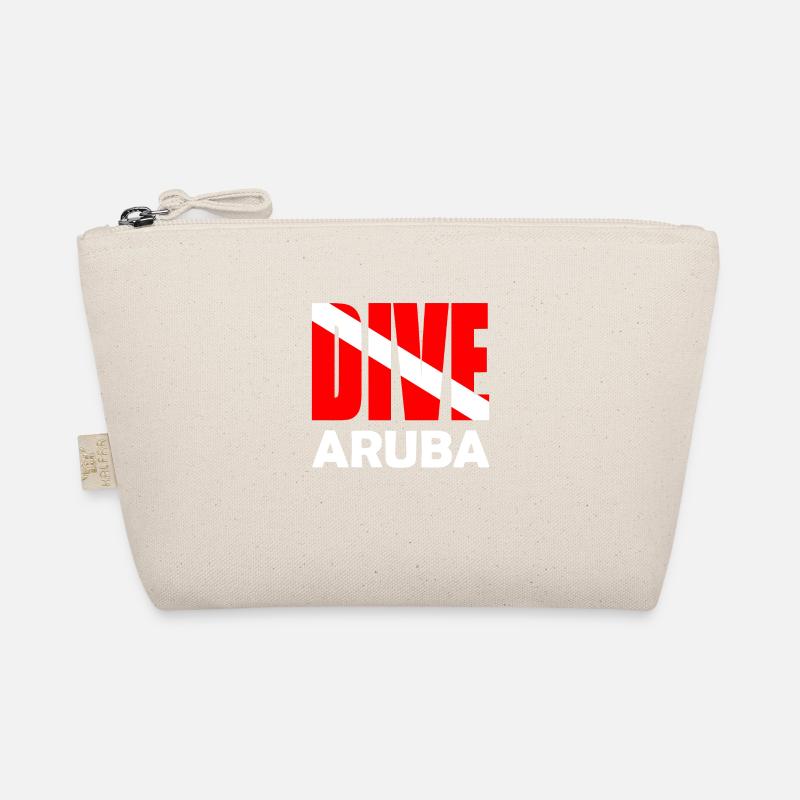 Aruba Dive - Plongeur Down Flag Plongée sous-marine Tauchen Trousse biologique