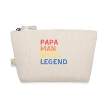 Papa - Man, Myth, Legend - Organic Pouch - nature - Front
