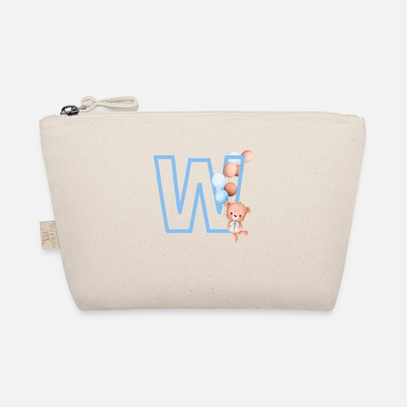 Lettre w bleue ours Trousse biologique