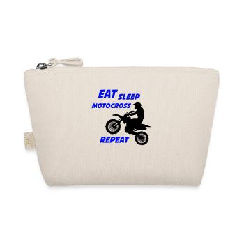 Eat Sleep Motocross - Organic Pouch - nature - Front