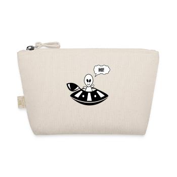 Alien ufo hi - Organic Pouch - nature - Front