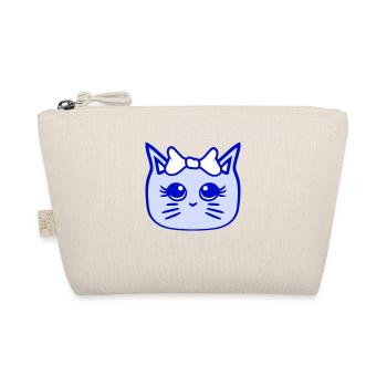 mignon fille chat jolie arc femme femme - Trousse biologique - nature - Devant