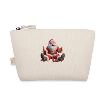 Père Noël ivre 2 - Trousse biologique - nature - Devant