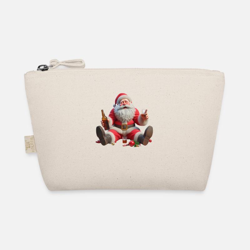 Drunk Santa Claus 2 Organic Pouch