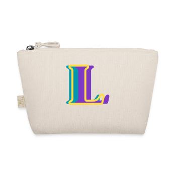 Multicolored letter l - Organic Pouch - nature - Front