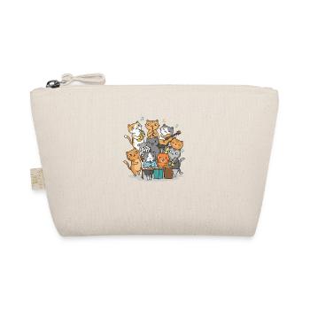 Des chats heureux qui font de la musique - Trousse biologique - nature - Devant