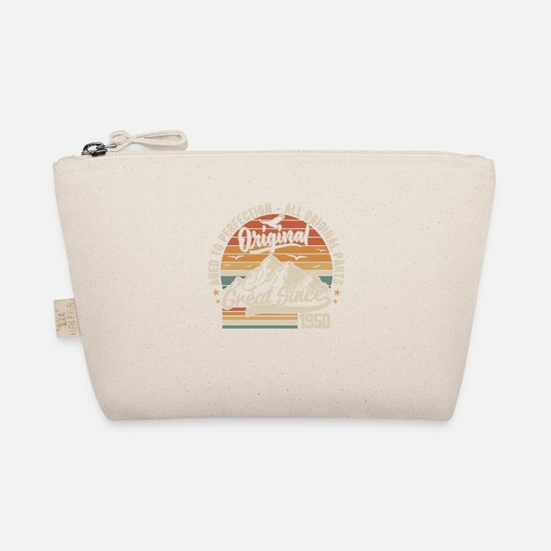 Vintage Born in 1950 | 75th Anniversary Gift 1950 Organic Pouch