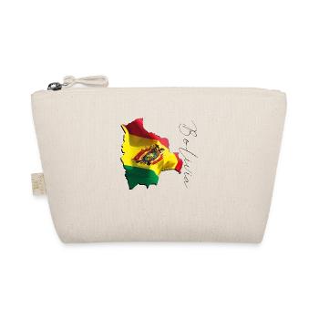 Bolivia Flag in the Bolivia Map EN - Organic Pouch - nature - Front