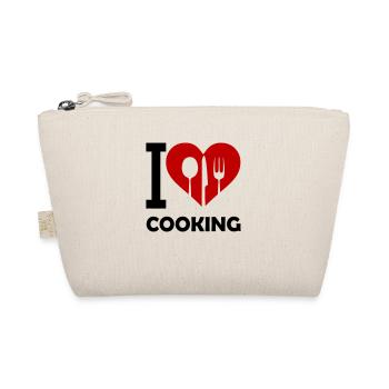 i love cooking 02 - Organic Pouch - nature - Front