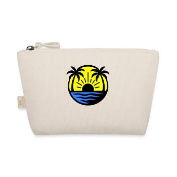 Palm Trees Beach Sunset - Organic Pouch - nature - Front