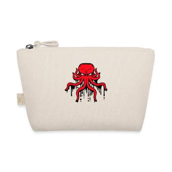 Octopus Graffiti Drop Spray Paint Squid - Organic Pouch - nature - Front