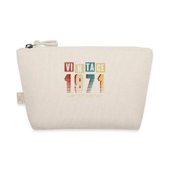 Vintage 1971: Limited Edition - 54th Anniversary. - Organic Pouch - nature - Front