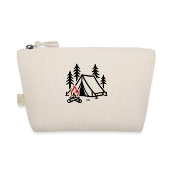 Tent Campfire Nature - Organic Pouch - nature - Front