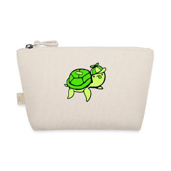 Water Turtle Child Teenager Cap Bubble Gum Bubble - Organic Pouch - nature - Front