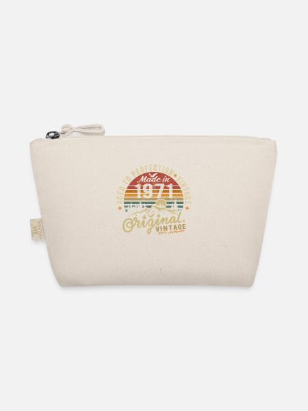 1971 Jahrgang Geburtstag Geburtsjahr 1971 Geschenk - Bio-Täschchen - Natur
