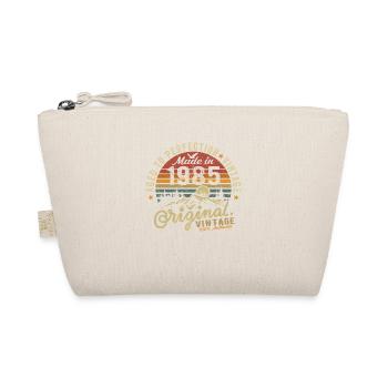 1985 Vintage Birthday Year of Birth 1985 Gift - Organic Pouch - nature - Front