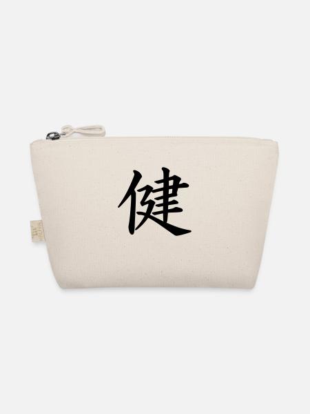 kanji health - Bio-Täschchen - Natur - Vorne