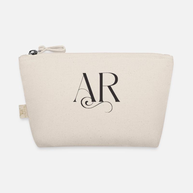 Classic Elegance AR Monogram Organic Pouch