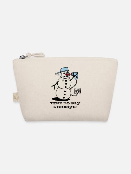 winter_ade_weiss - Organic Pouch - nature - Front