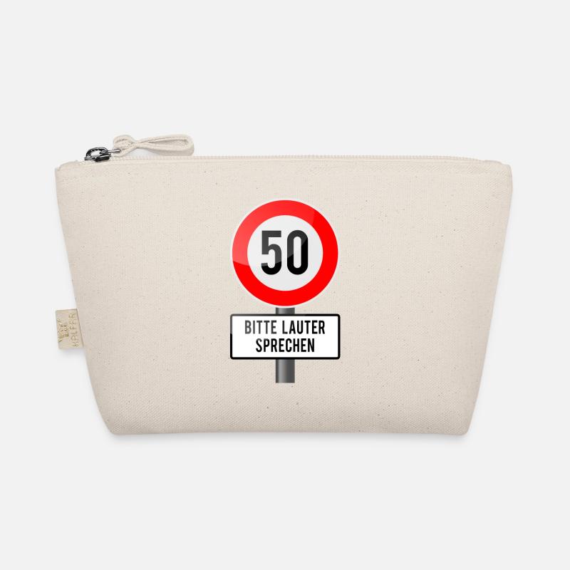 50 Jahre Schild lauter - Bio-Täschchen - Natur