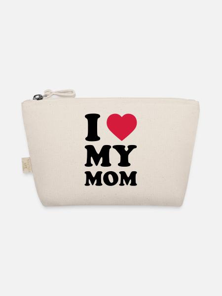 I LOVE MY MOM - Trousse biologique - nature - Devant