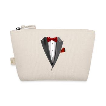 Tuxedo Tie Designs Tux red - Bio-Täschchen - Natur - Vorne