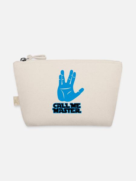 Call me Master | Jedi | Hand | Meister - Trousse biologique - nature - Devant