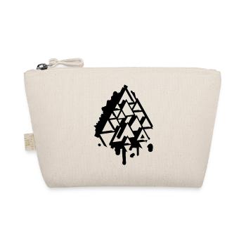 abstract Graffiti Triangle - Organic Pouch - nature - Front