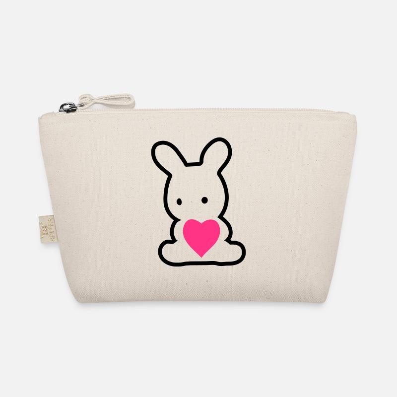 Valentinstag Hase Bio-Täschchen