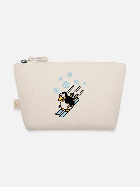 pinguin_ski_022011_d_3c - Organic Pouch - nature - Front