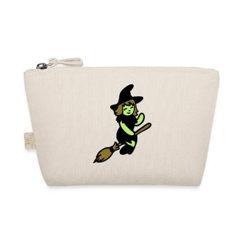 Chibi Witch - Organic Pouch - nature - Front