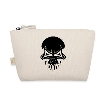 Skull - Organic Pouch - nature - Front