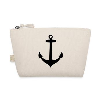 Anchor big - Organic Pouch - nature - Front