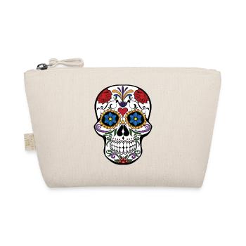 Totenkopf - Bio-Täschchen - Natur - Vorne