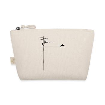 antennas birds roof Sendemast Data City - Organic Pouch - nature - Front