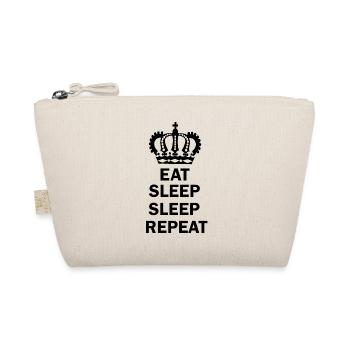 Eat Sleep Sleep Repeat - Bio-Täschchen - Natur - Vorne