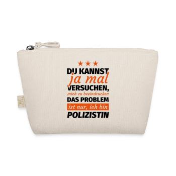Polizistin - Bio-Täschchen - Natur - Vorne