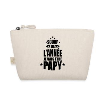 scoop de l'année je vais être papy - Trousse biologique - nature - Devant