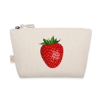 Erdbeere,Obst,Frucht - Bio-Täschchen - Natur - Vorne