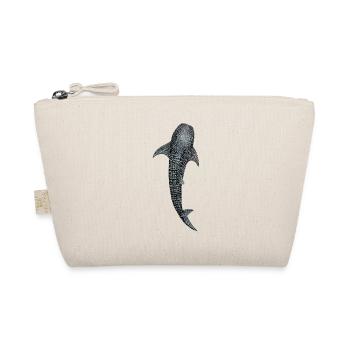 Walhai Entwurf für Taucher, Angler - Bio-Täschchen - Natur - Vorne