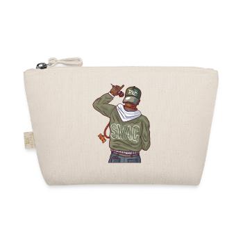 Rapper avec chaîne en or et butin - Trousse biologique - nature - Devant