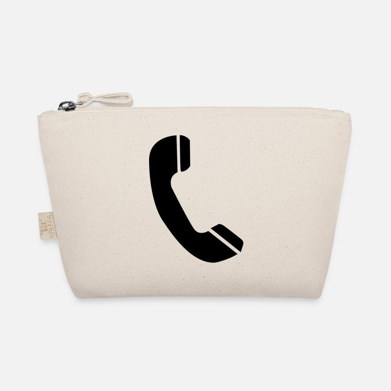 telephone cellphone cellphone cell phone retro12 Organic Pouch
