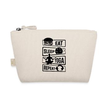 Eat Sleep Yoga Repeat - Meditation Yoga Yogi Spirit - Organic Pouch - nature - Front