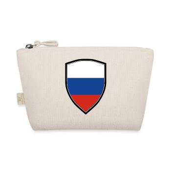RUSSIA COAT OF ARMS FLAG - Organic Pouch - nature - Front