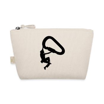 Rock the Carabiner - Organic Pouch - nature - Front